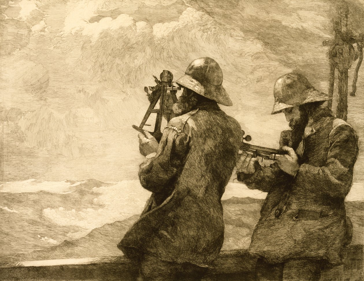 Åtte klokker, 1887 av Winslow Homer