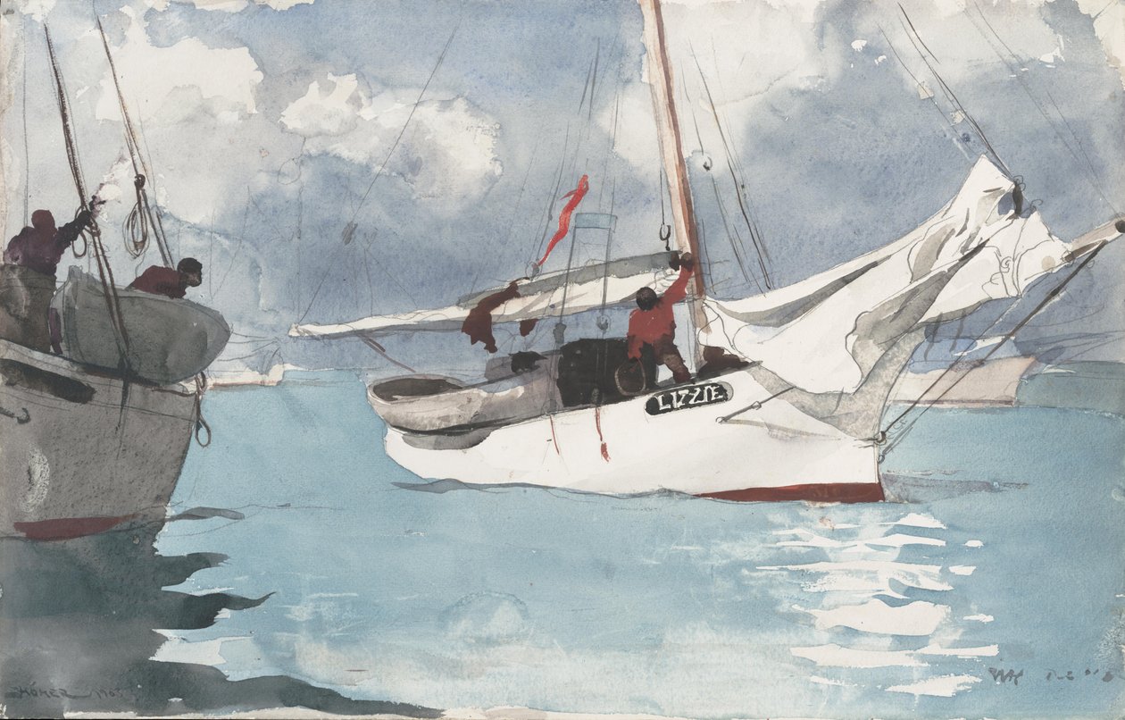 Fiskebåter, Key West av Winslow Homer