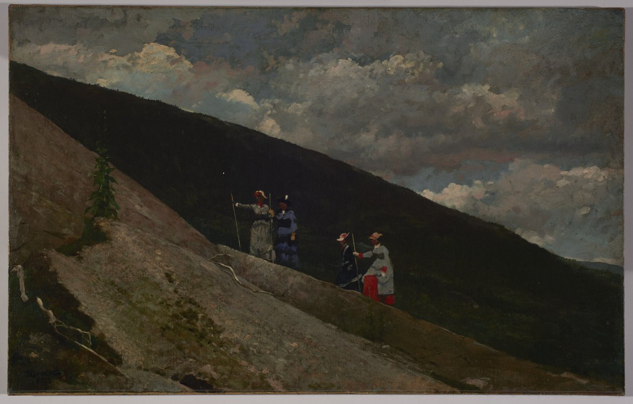 I fjellene, 1877 av Winslow Homer