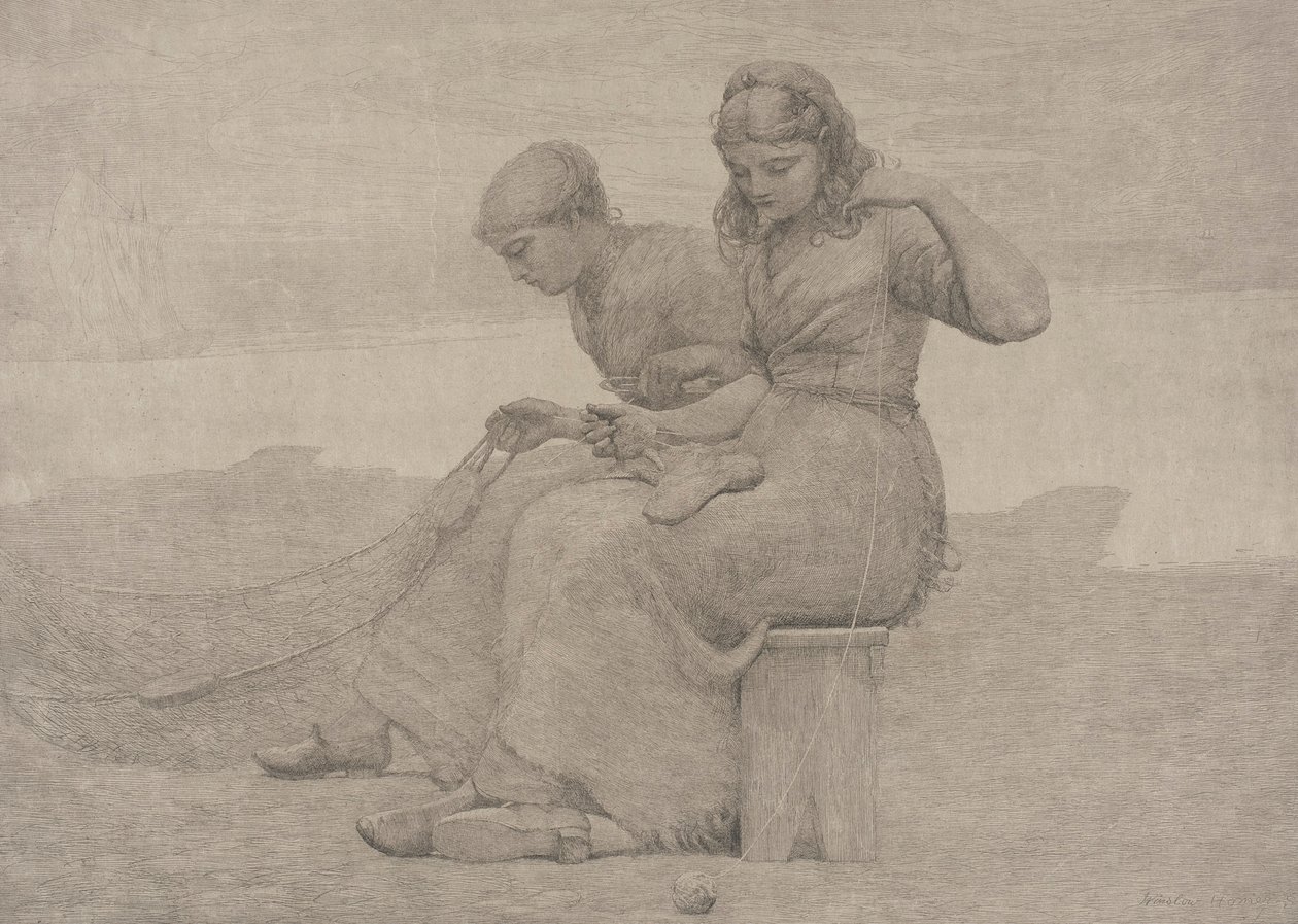 Å reparere tårene av Winslow Homer