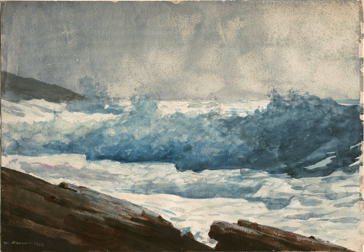 Prouts Neck, Breakers av Winslow Homer