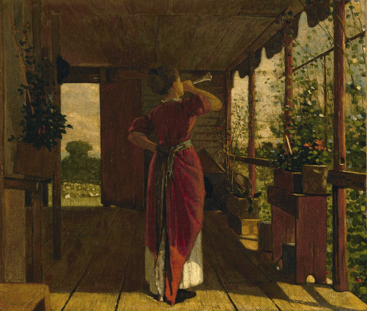 Middagshornet, 1873 av Winslow Homer