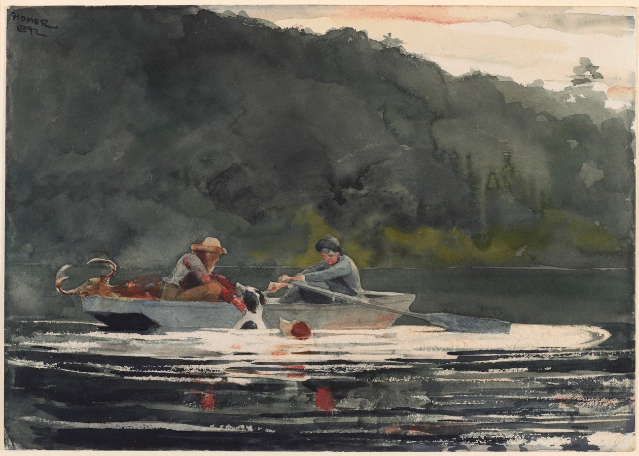 Slutten på jakten av Winslow Homer
