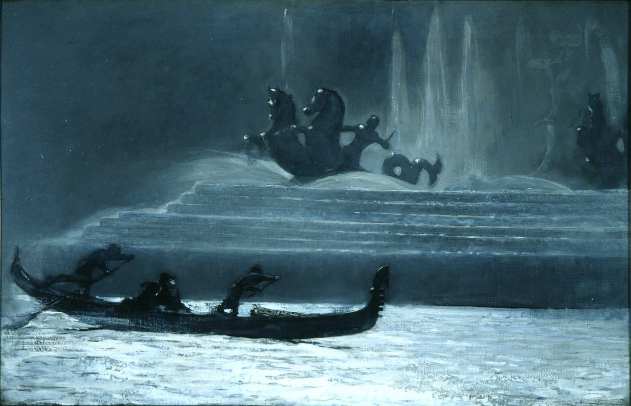 Fontene om natten, verdens colombianske utstilling av Winslow Homer