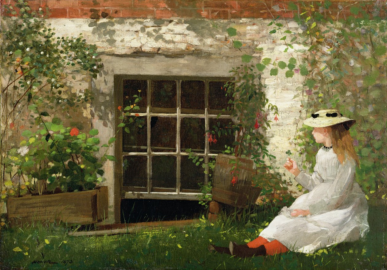 Firkløveret, 1873 av Winslow Homer