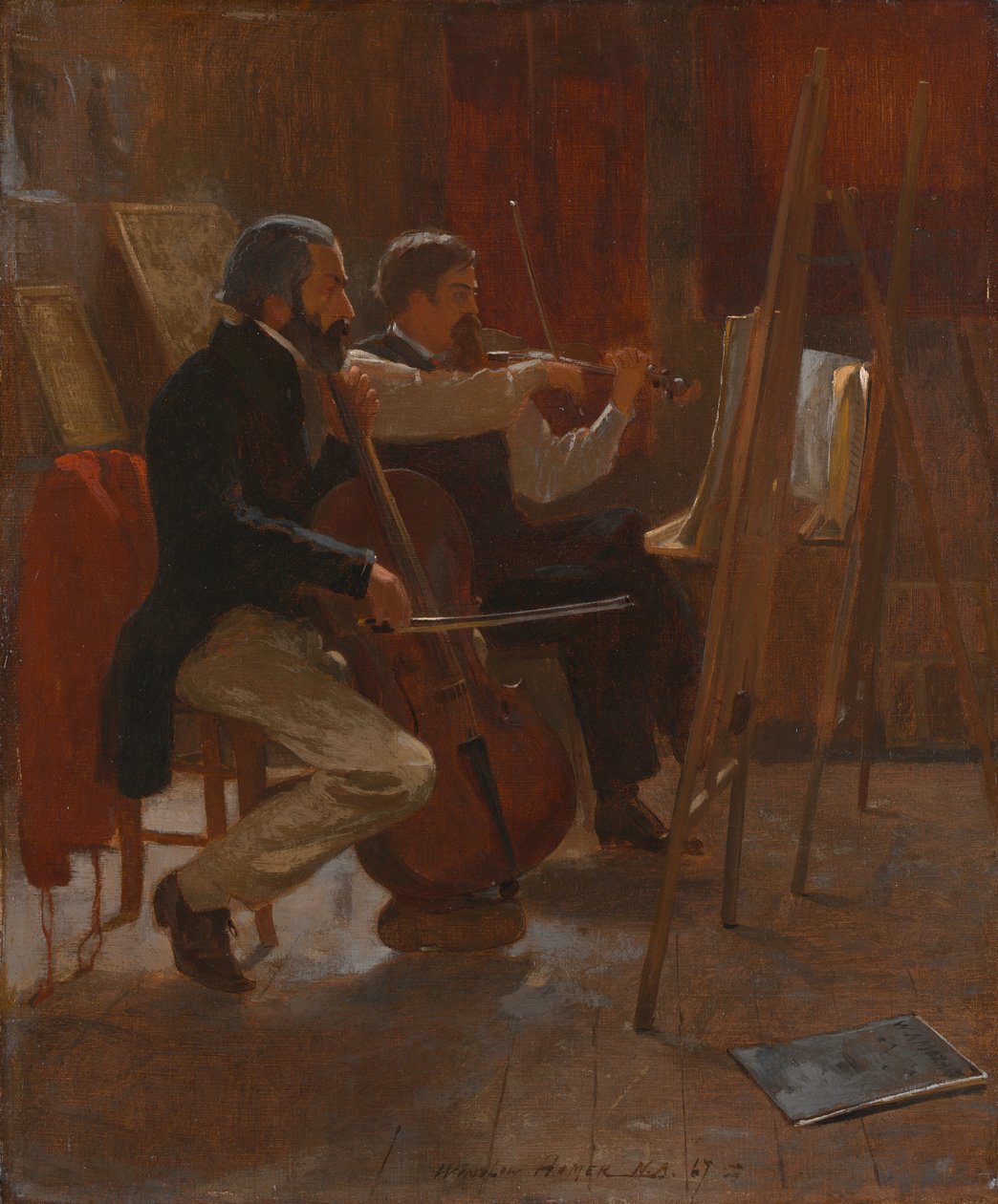 Studioet, 1867 av Winslow Homer