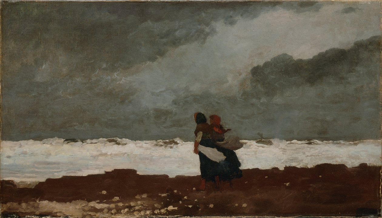 To figurer ved sjøen av Winslow Homer