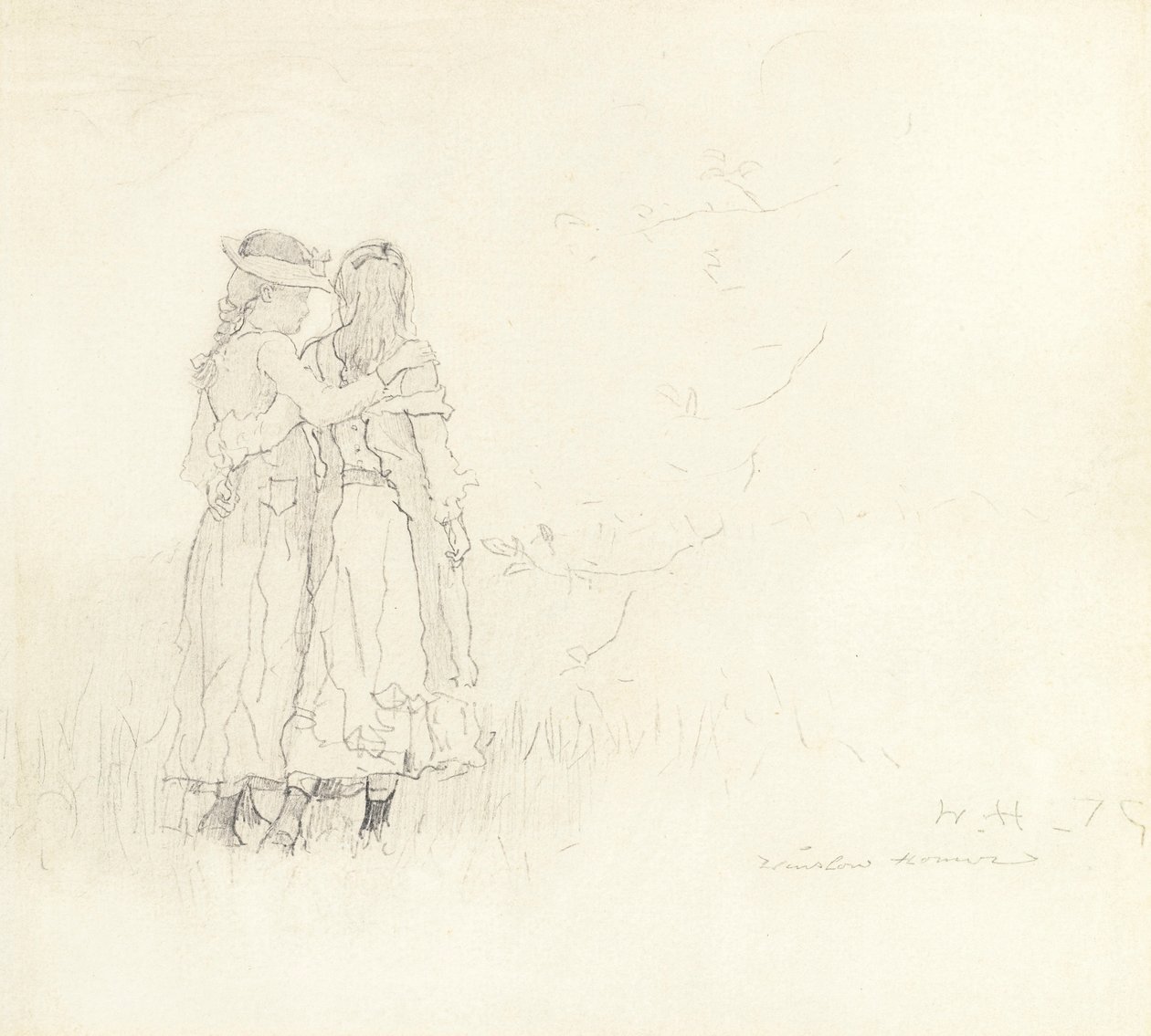 To jenter av Winslow Homer
