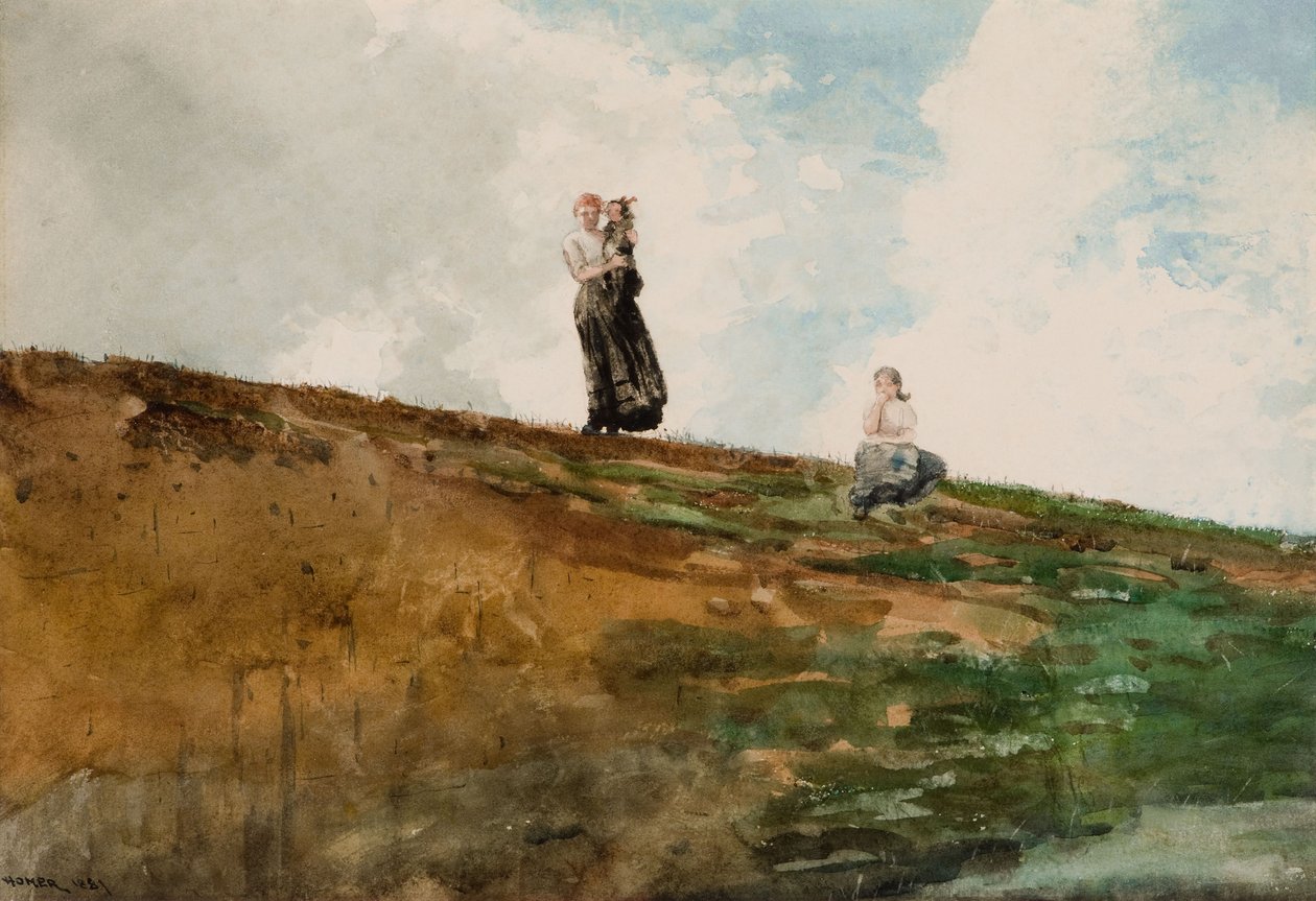 Ser fra klippene av Winslow Homer