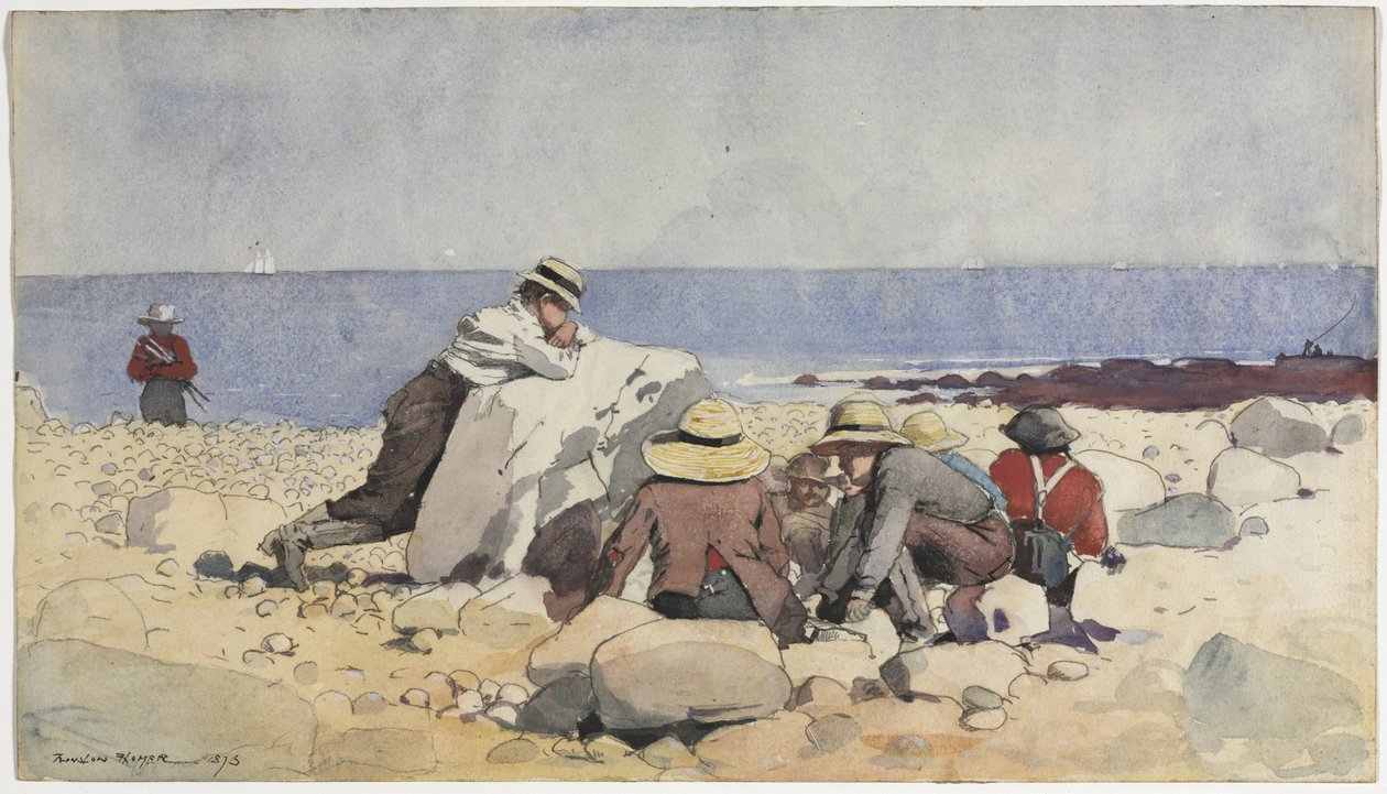 En muslingfest av Winslow Homer