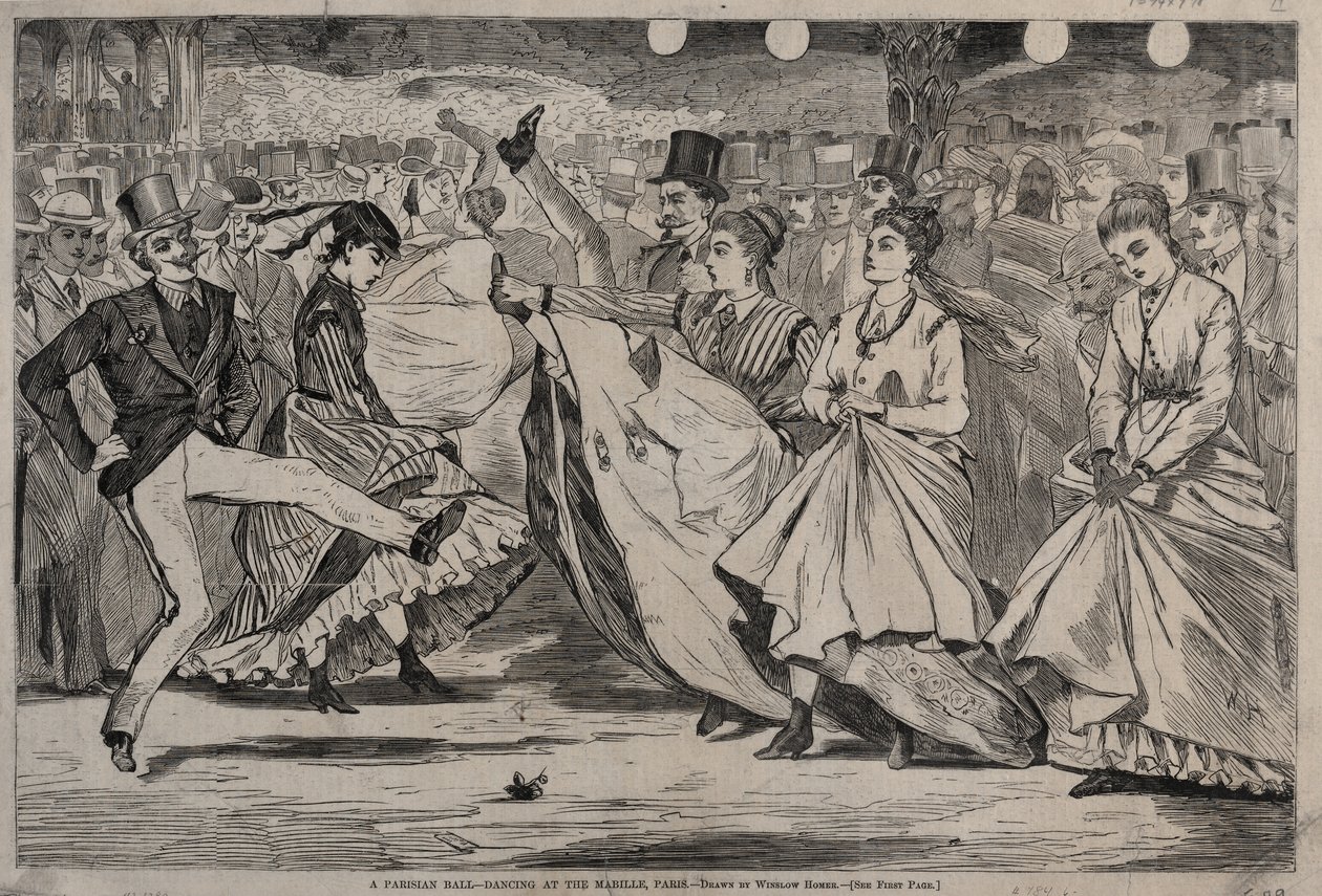 En parisisk ball – Dans på Mabille i Paris av Winslow Homer