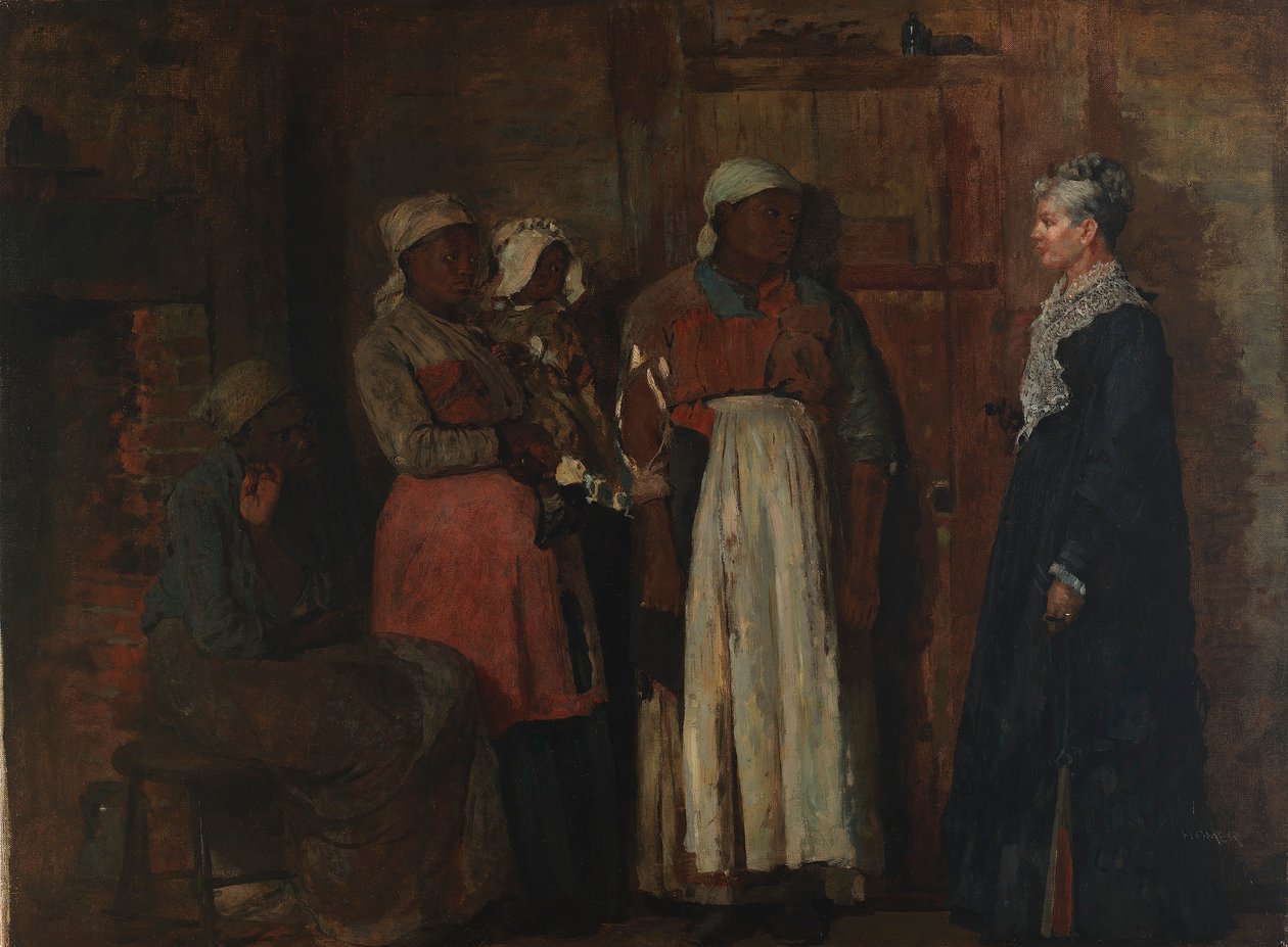 Et besøk fra den gamle elskerinnen av Winslow Homer
