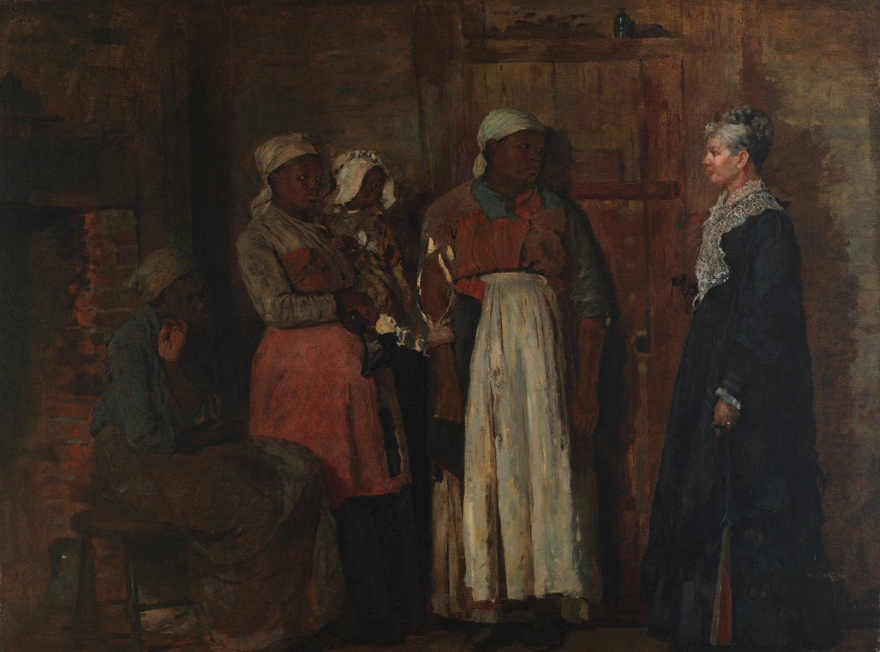 Et besøk fra den gamle elskerinnen, 1876. av Winslow Homer