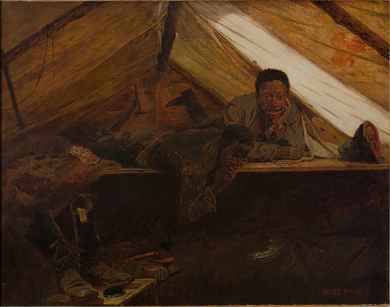 Army Boots, 1865. av Winslow Homer