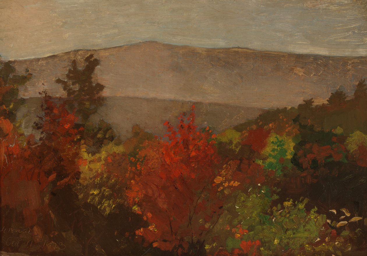Høst tretopper av Winslow Homer