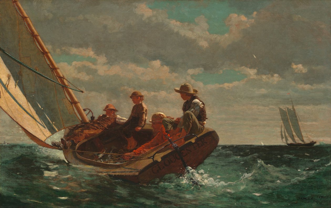 Breezing Up (A Fair Wind) av Winslow Homer
