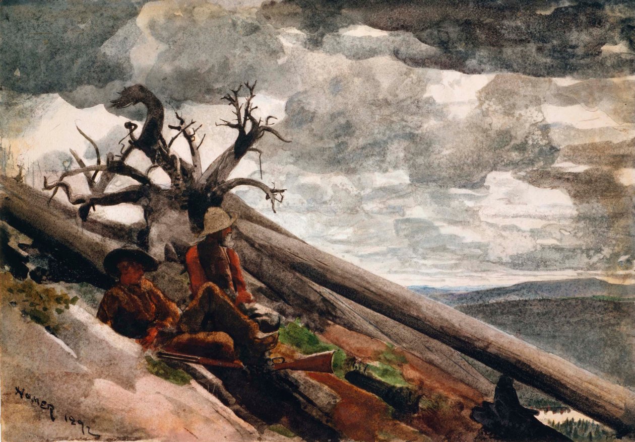 Det brente fjellet av Winslow Homer