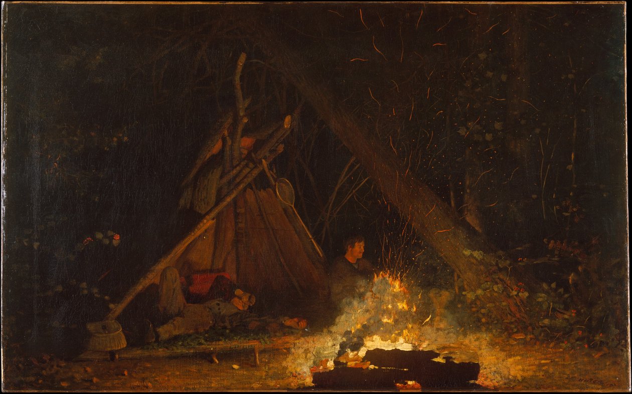 Leirbål av Winslow Homer