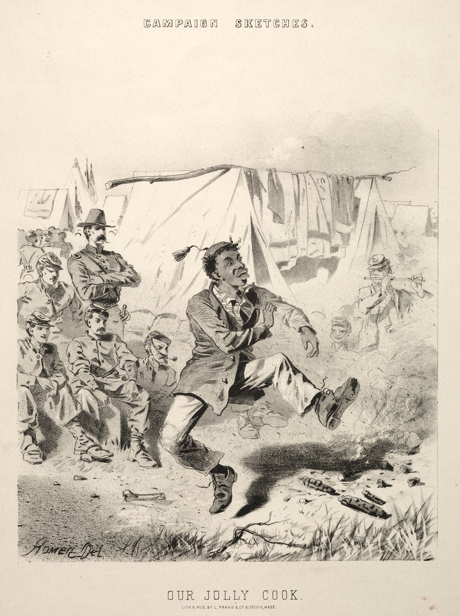 Kampanjeskisser:  Vår muntre kokk av Winslow Homer