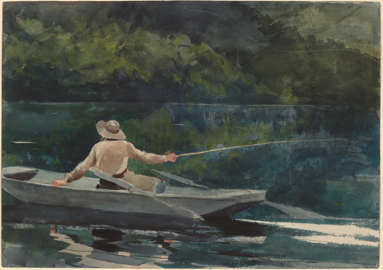 Casting, nummer to av Winslow Homer