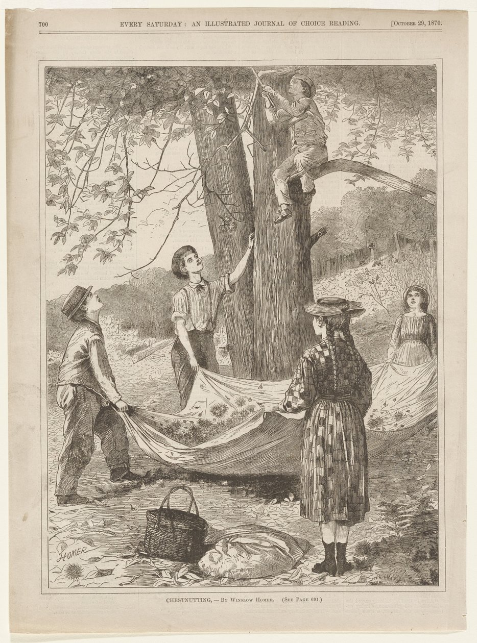 Kastanjeplukking av Winslow Homer