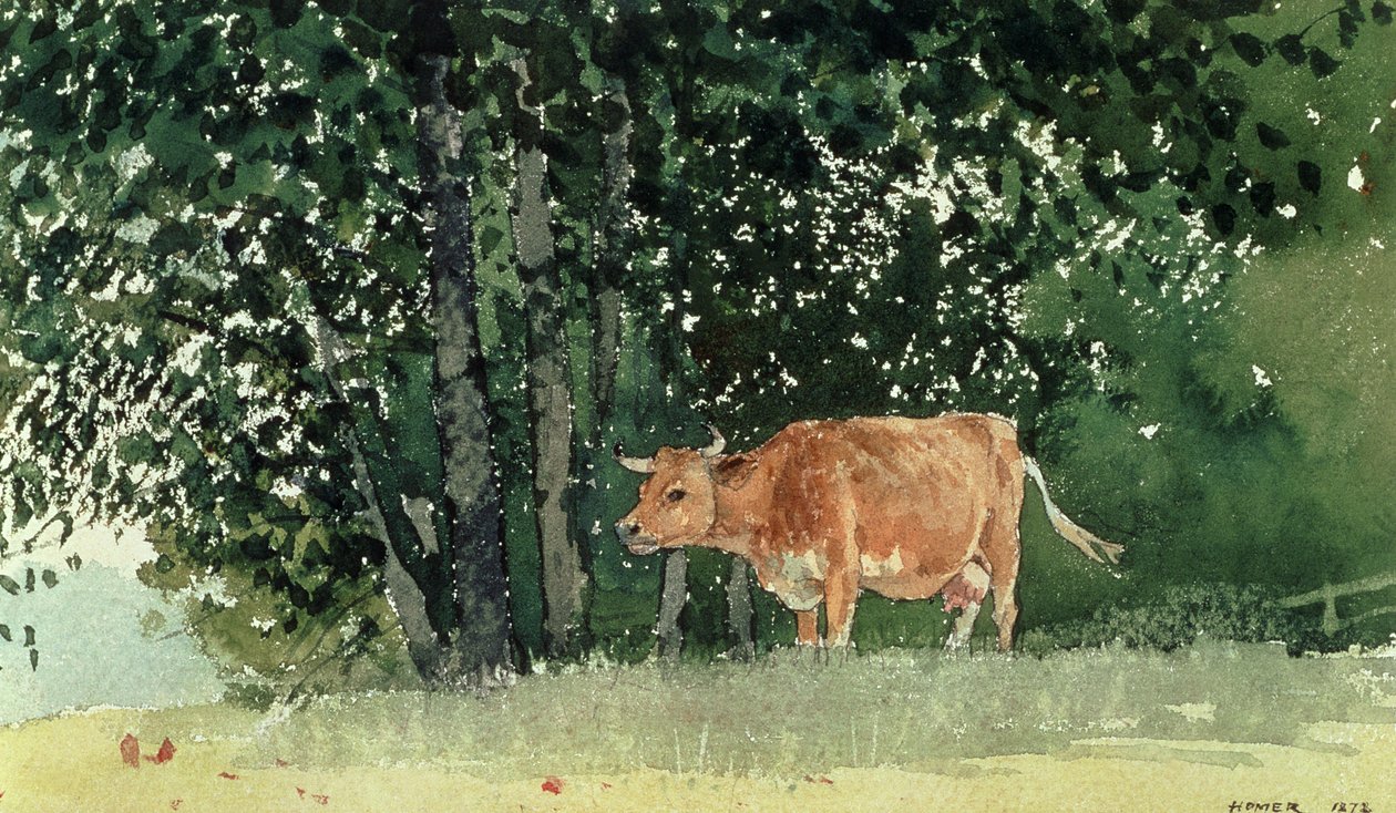 Ku i beite, 1878 av Winslow Homer