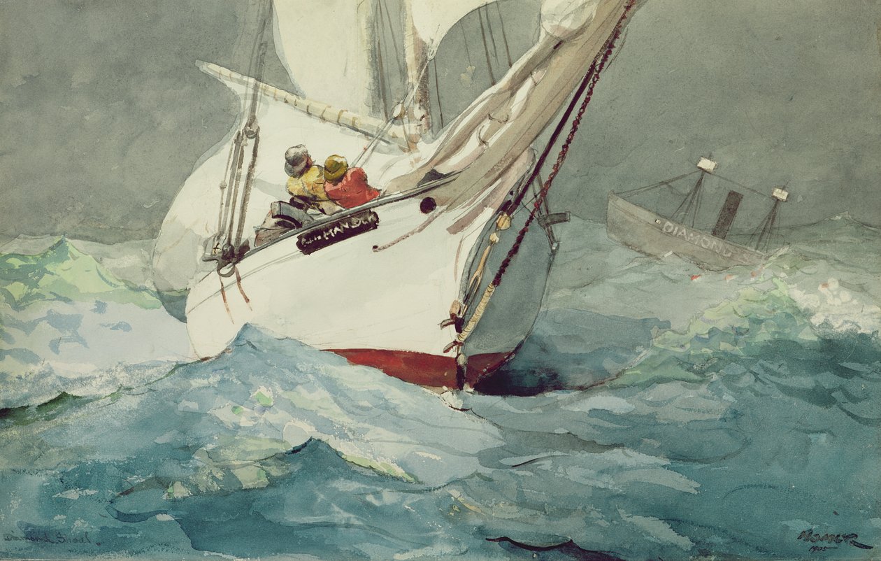 Diamond Shoal, 1905 av Winslow Homer
