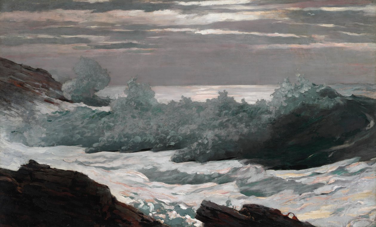 Tidlig morgen etter en storm på havet, 1900-1903. av Winslow Homer