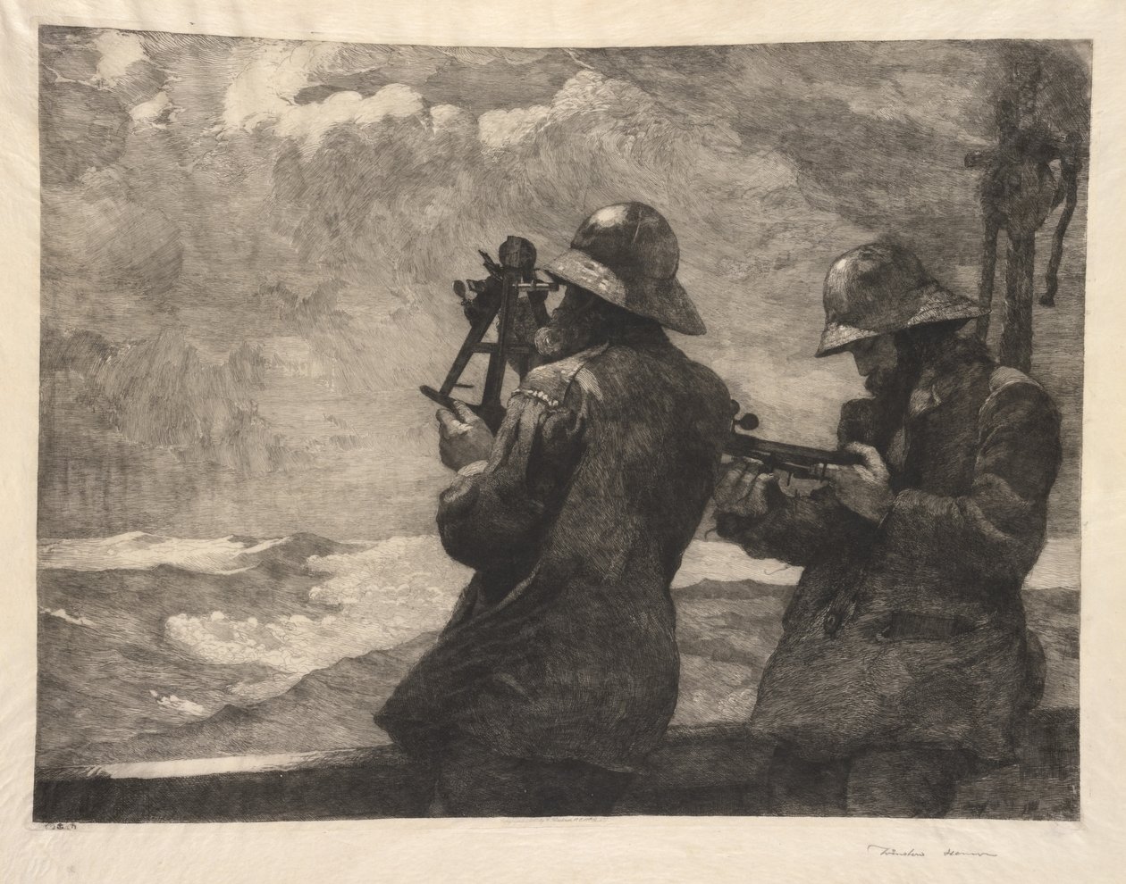 Åtte klokker, 1881. av Winslow Homer