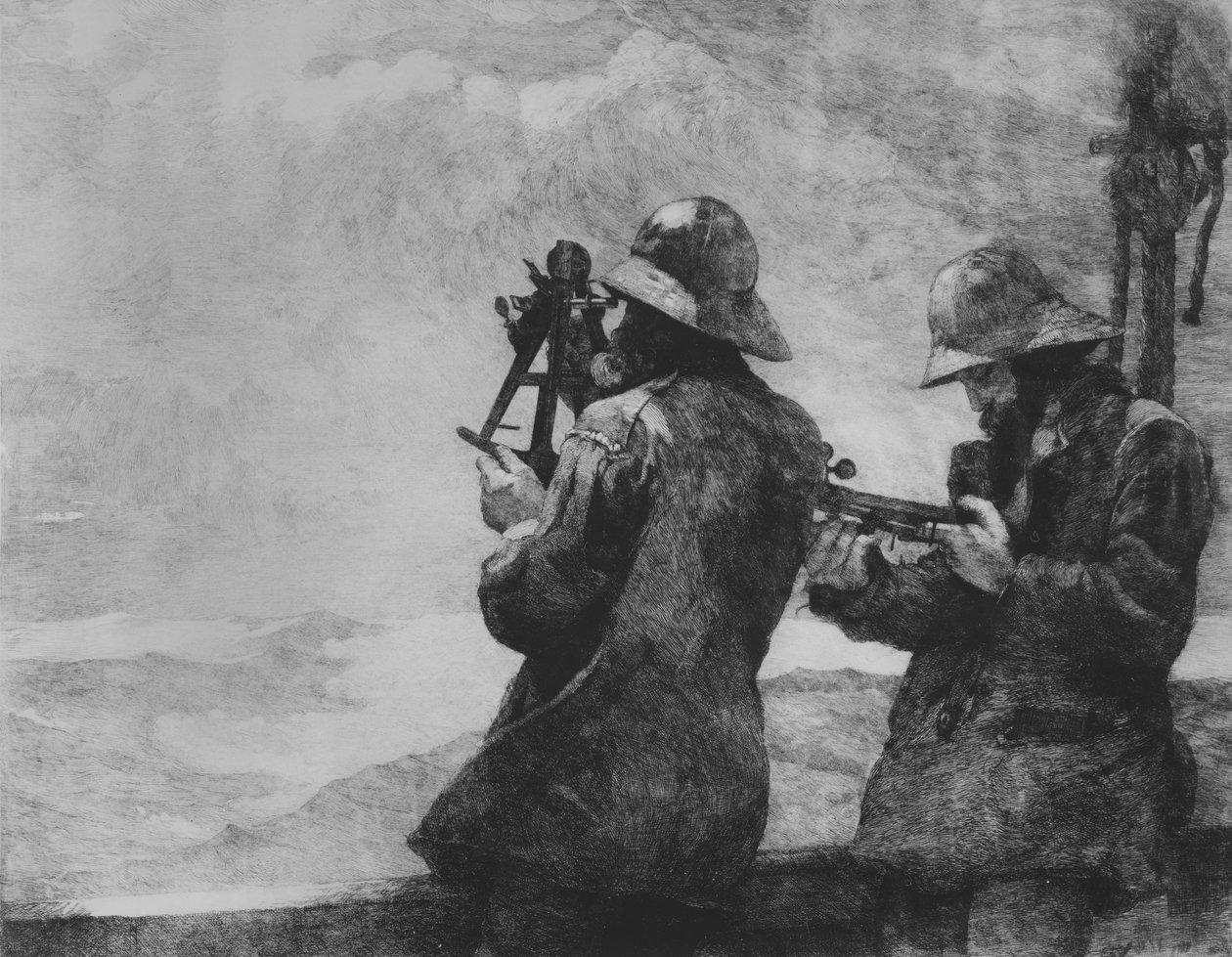 Åtte klokker, 1887. av Winslow Homer