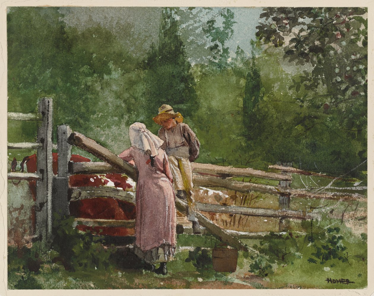 Fôringstid av Winslow Homer