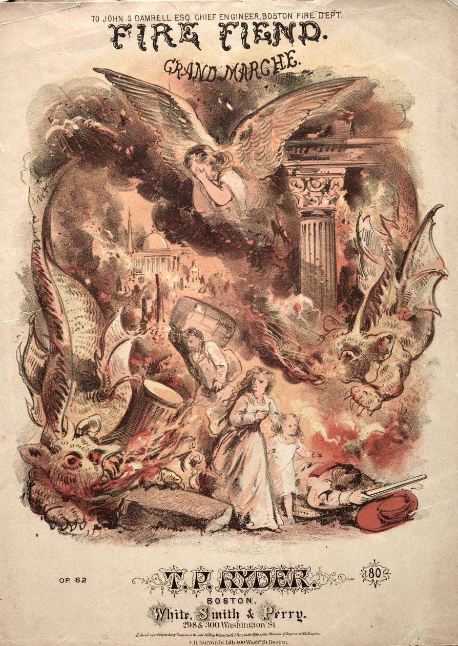 Fire Fiend - Notercover. av Winslow Homer