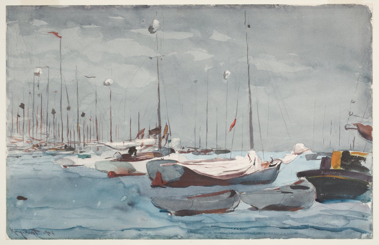 Fiskebåter, Key West av Winslow Homer