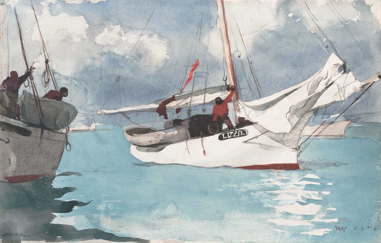 Fiskebåter, Key West av Winslow Homer