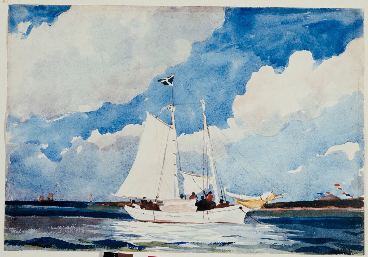 Fiskeskonner, Nassau, ca. 1898-99 av Winslow Homer