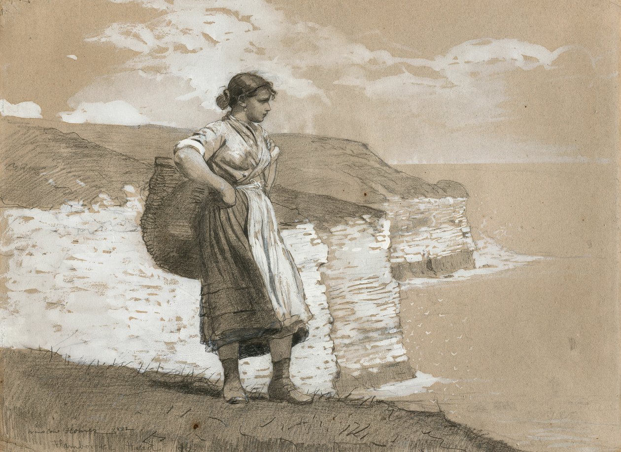 Flamborough Head, England av Winslow Homer