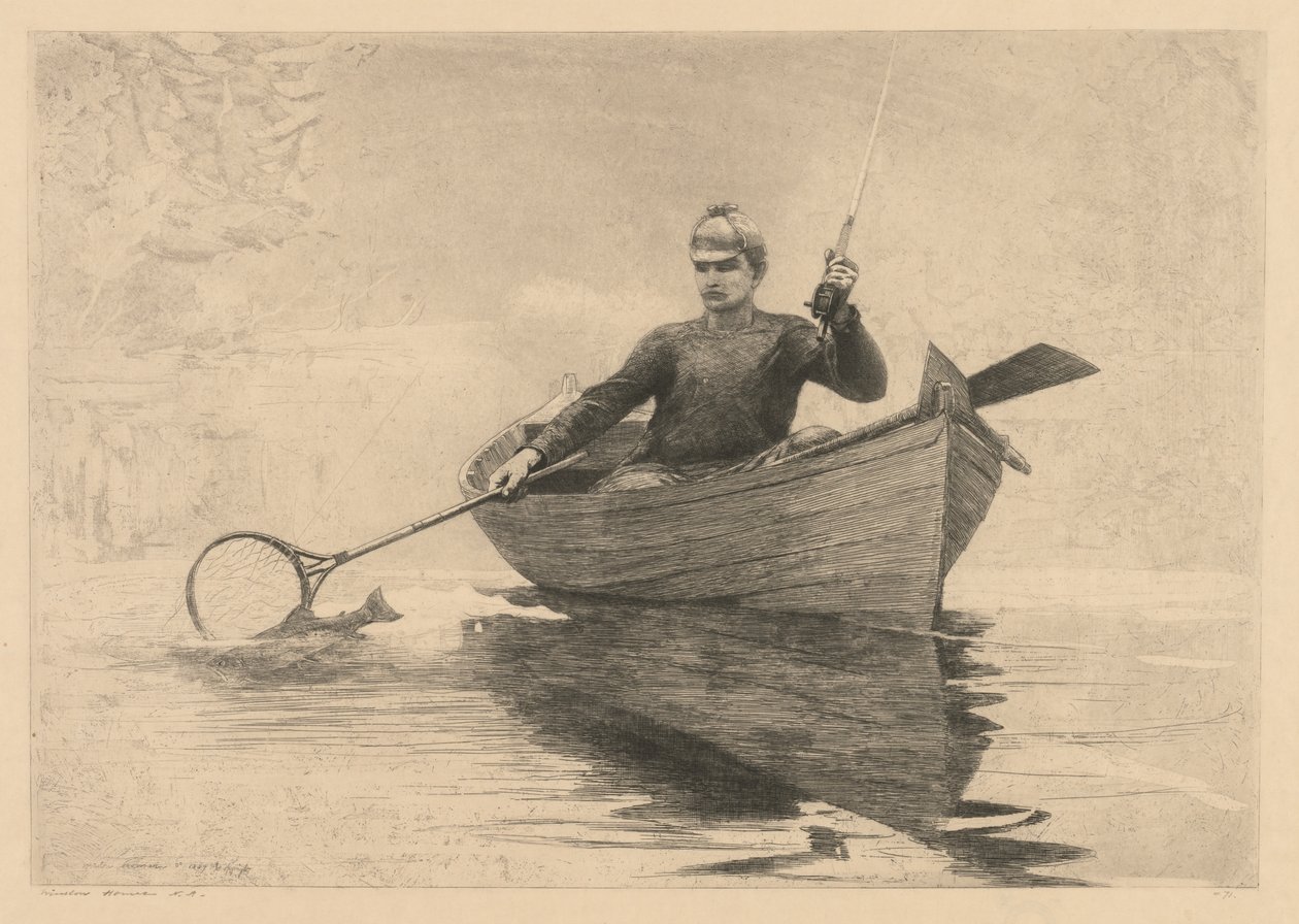 Fluefiske av Winslow Homer
