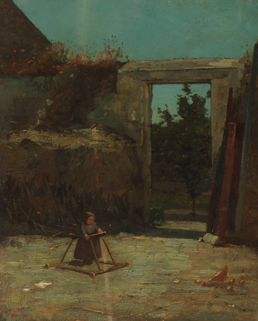 Fransk gårdstun av Winslow Homer
