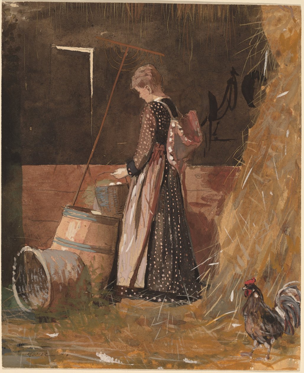 Ferske egg av Winslow Homer