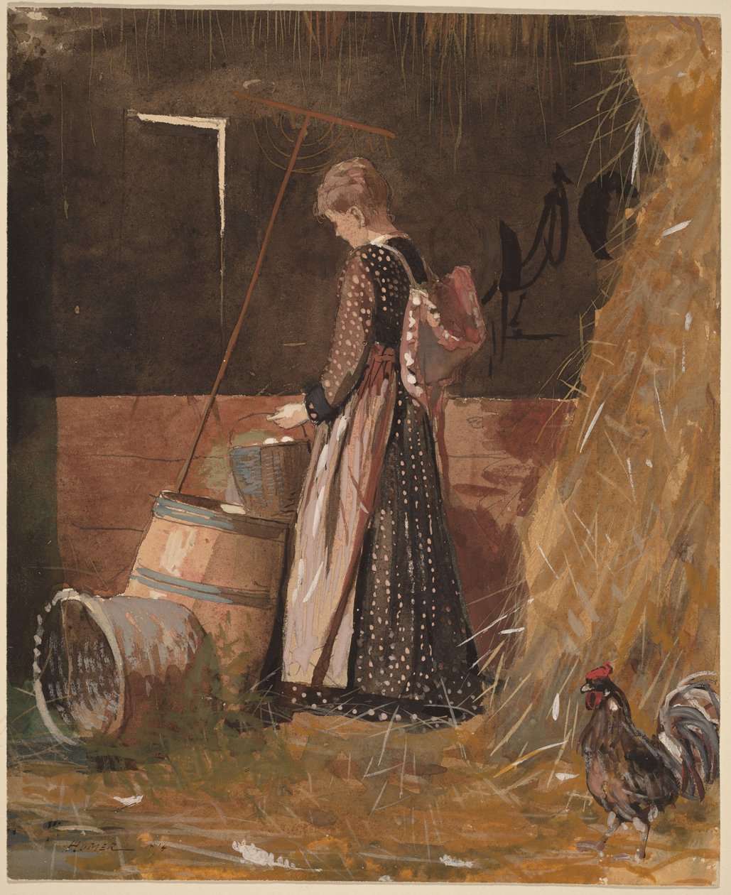 Ferske egg av Winslow Homer