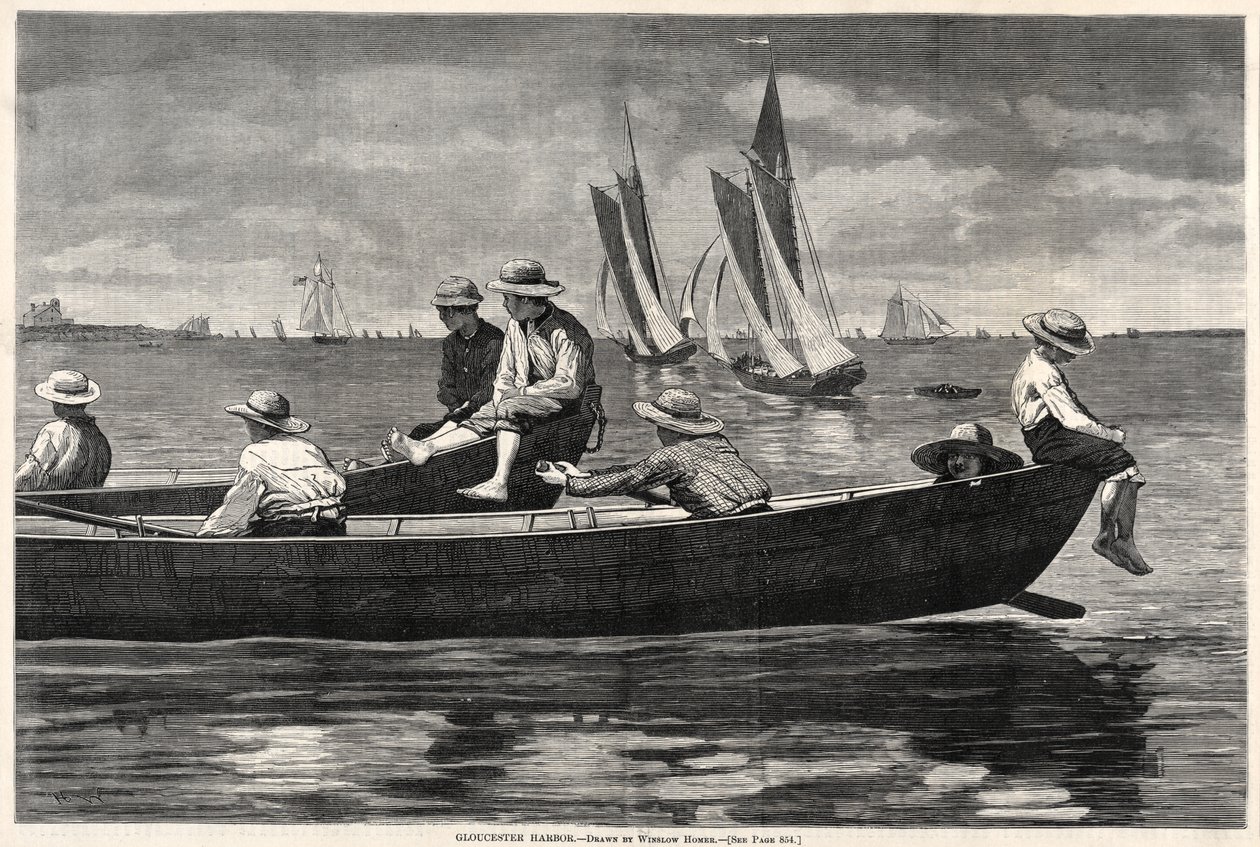 Gloucester havn av Winslow Homer