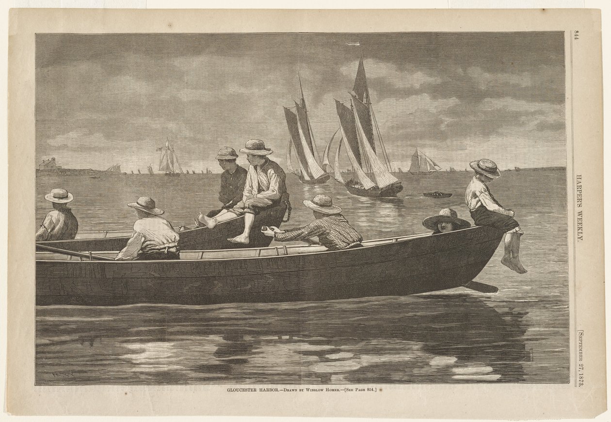 Gloucester havn av Winslow Homer