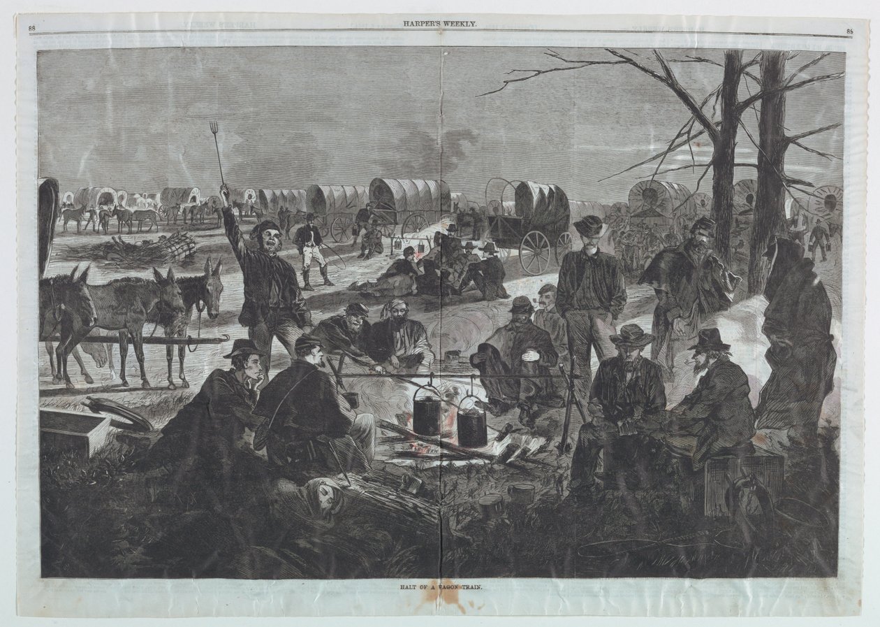 Halt of a Wagon-train, fra Harper