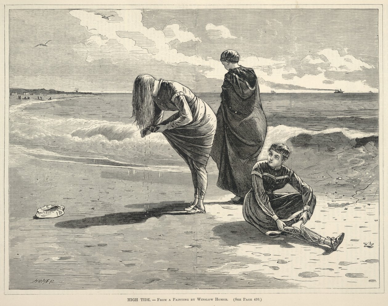 Flo, fra Every Saturday: An Illustrated Journal of Choice Reading, 6. august 1870 av Winslow Homer