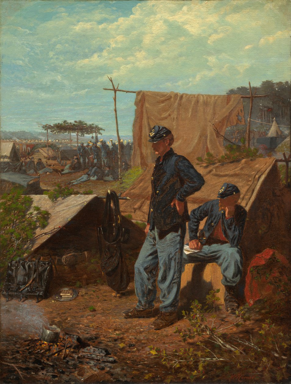 Home, Sweet Home, ca. 1863 (olje på lerret) av Winslow Homer