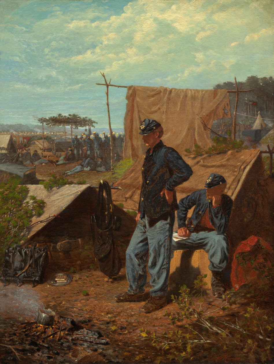 Hjem, Sweet Home, ca. 1863. av Winslow Homer