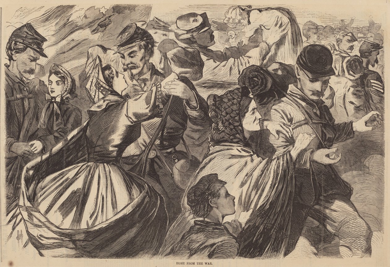 Home from the War, utgitt 1863. av Winslow Homer