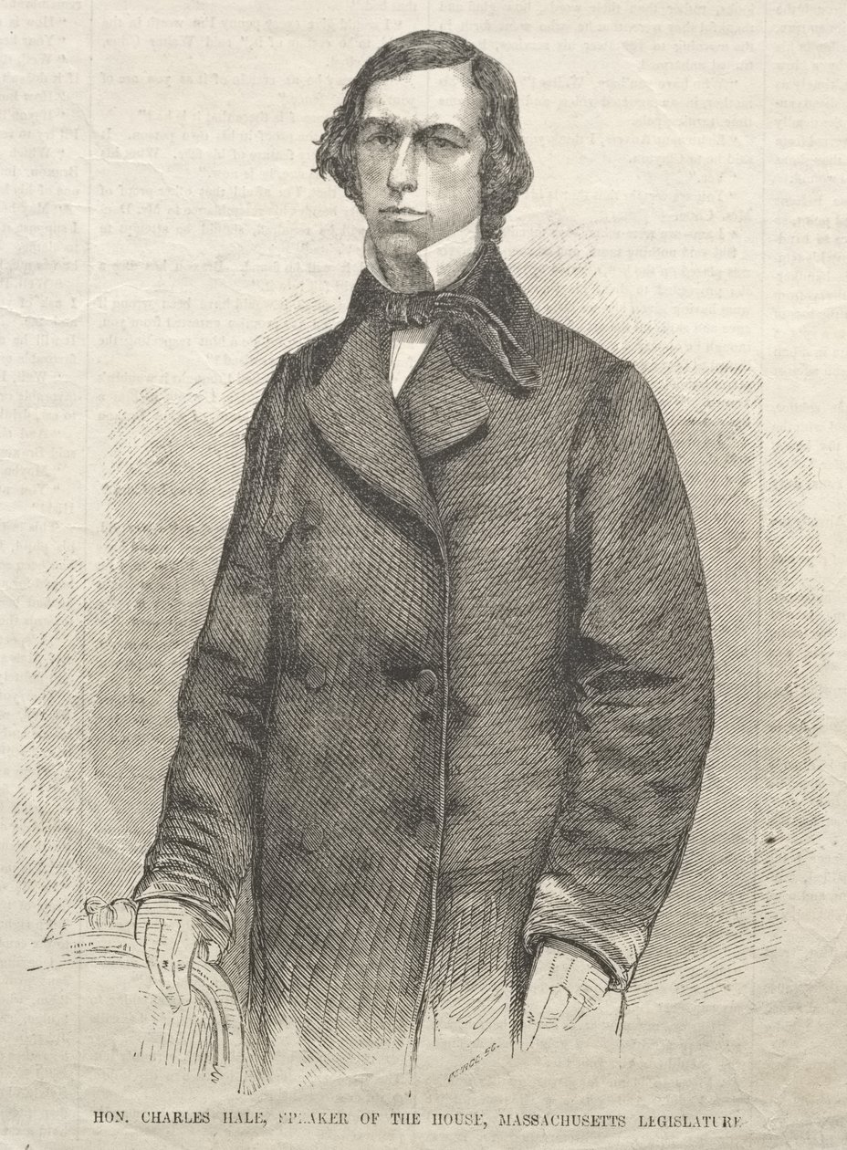 Charles Hale, formann i Representanthuset, delstatsforsamlingen i Massachusetts av Winslow Homer