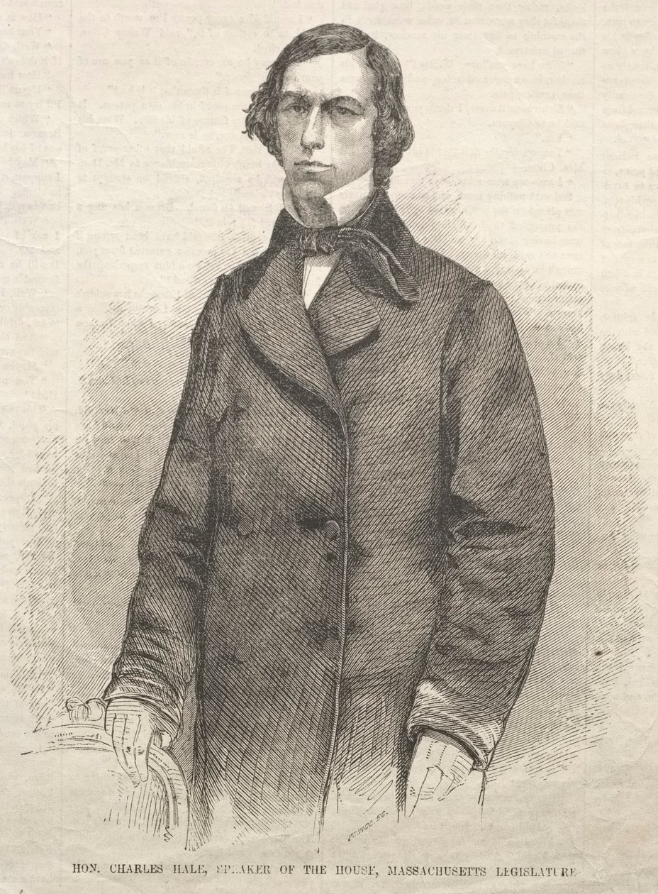 Hon. Charles Hale, Speaker of the House, Massachusetts Legislature, 1859. av Winslow Homer