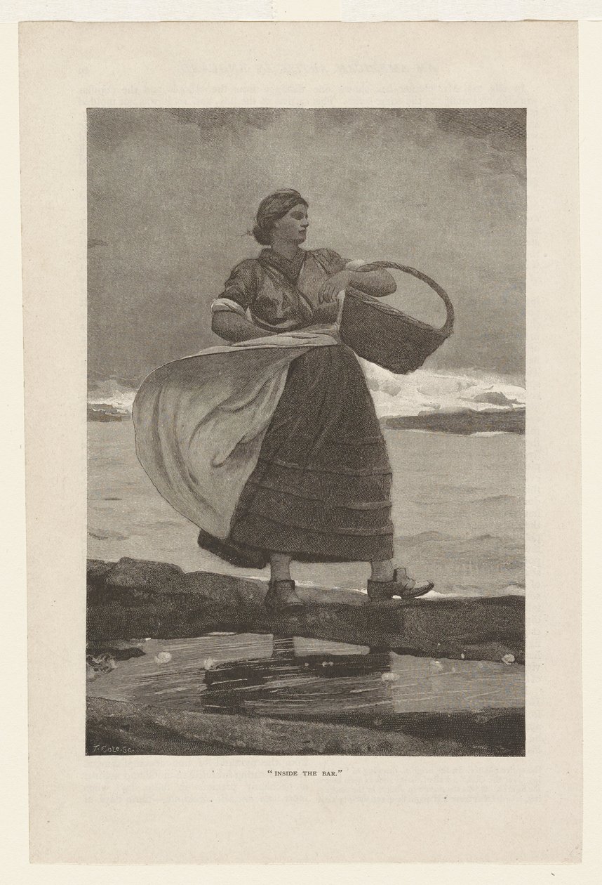 Inne i baren av Winslow Homer